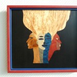 Gesichter­ einer Frau