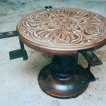 Spielertisch­ mit­ Kartenablage